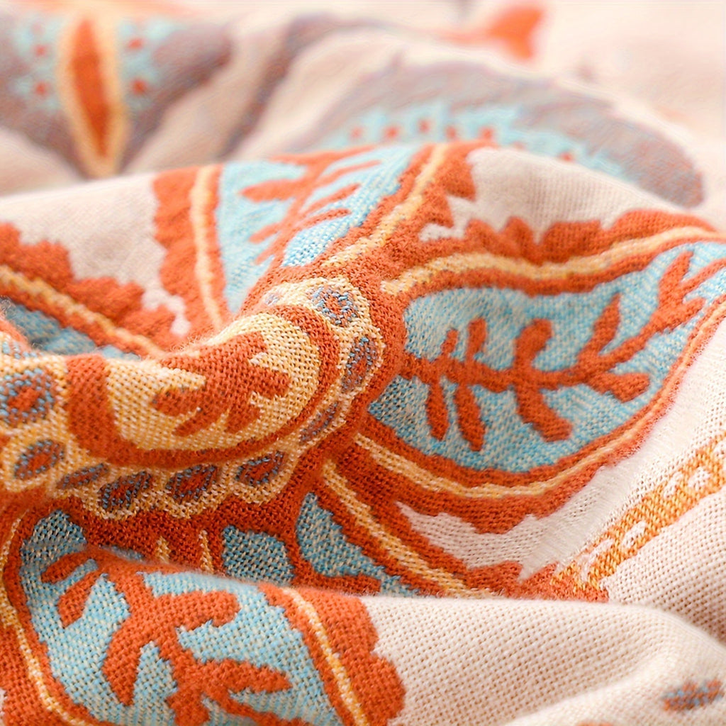 Mosrugs | ThreadHaven - Boho Tassel Throw