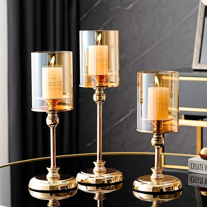 Mosrugs | NuptialGlow - Retro Luxe Candleholder Set for Weddings