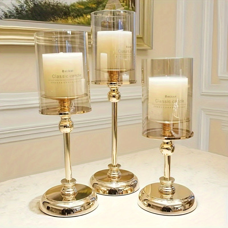 Mosrugs | NuptialGlow - Retro Luxe Candleholder Set for Weddings