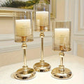 Mosrugs | NuptialGlow - Retro Luxe Candleholder Set for Weddings