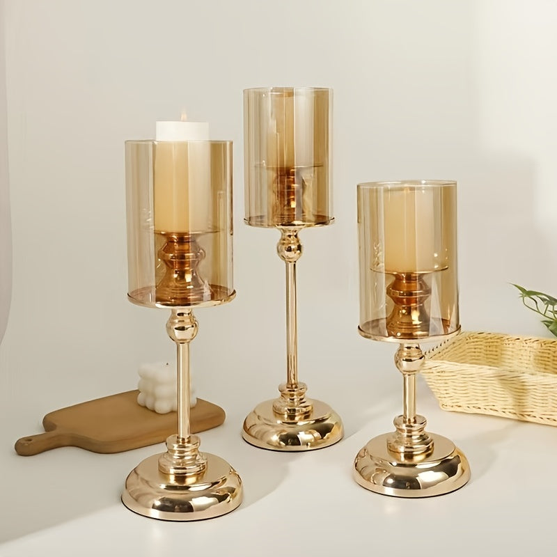 Mosrugs | NuptialGlow - Retro Luxe Candleholder Set for Weddings