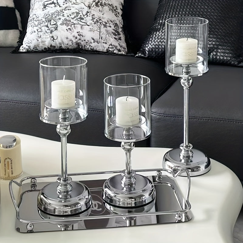 Mosrugs | NuptialGlow - Retro Luxe Candleholder Set for Weddings