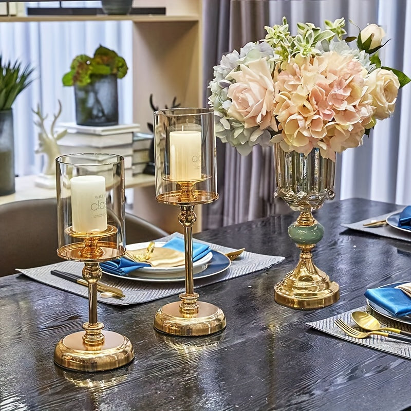 Mosrugs | NuptialGlow - Retro Luxe Candleholder Set for Weddings