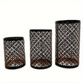 Mosrugs | StylishFlame - 3-Piece Iron Candle Holders