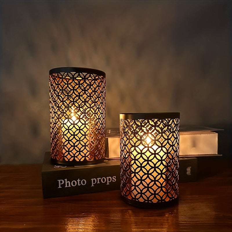 Mosrugs | StylishFlame - 3-Piece Iron Candle Holders