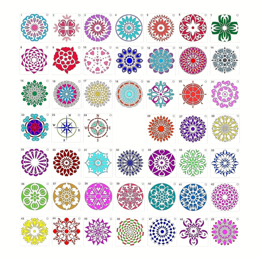 Mosrugs | StencilWorks - 48 Templates for Stone & Wood Creations