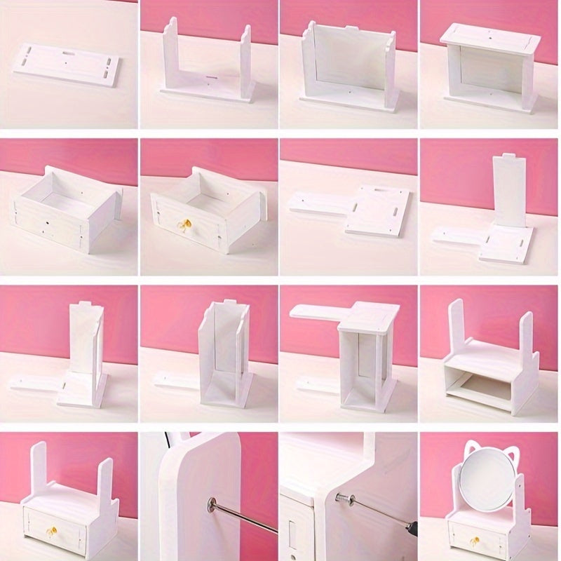 Mosrugs | MeowGlow - Cat Ear Makeup Mirror with Storage