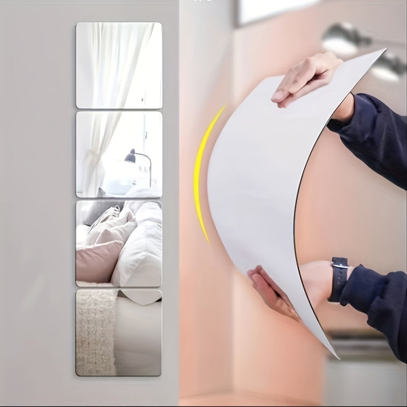 Mosrugs | ClearReflections - Durable Acrylic Wall Mirror Set