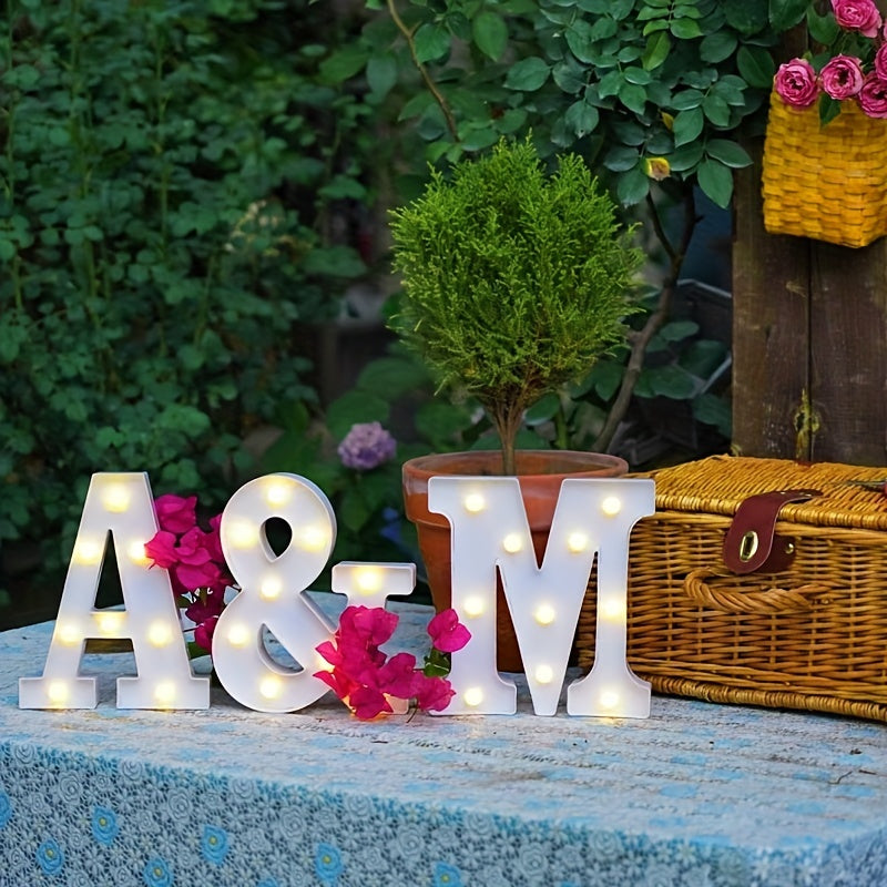 Mosrugs | LetterGlow - Wireless LED Letter Lamp for Unique Style