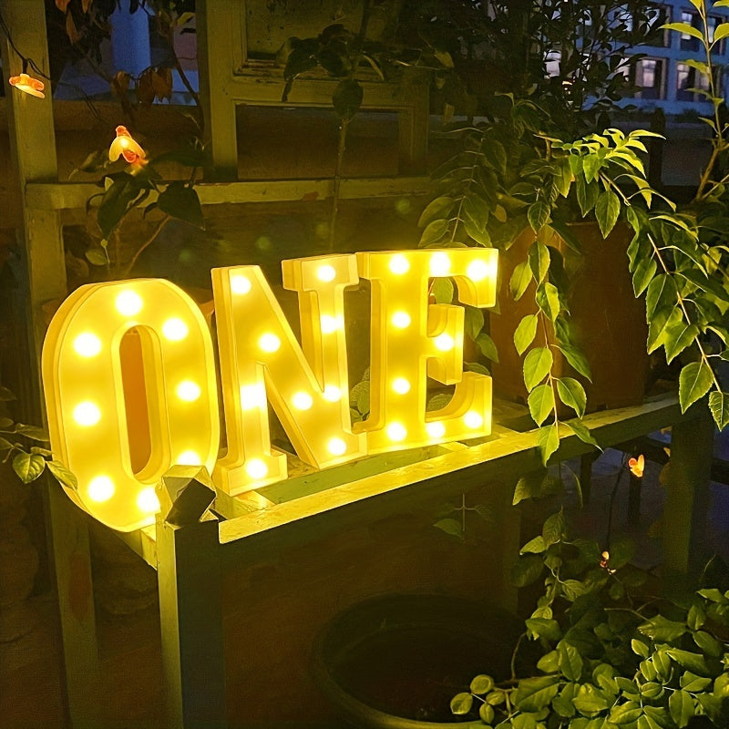 Mosrugs | LetterGlow - Wireless LED Letter Lamp for Unique Style