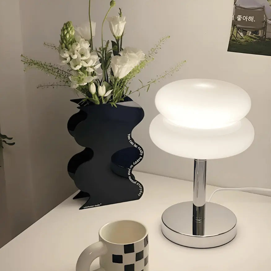 Mosrugs | GlamoraLite - Elegant Glass Table Lamp for Your Interior