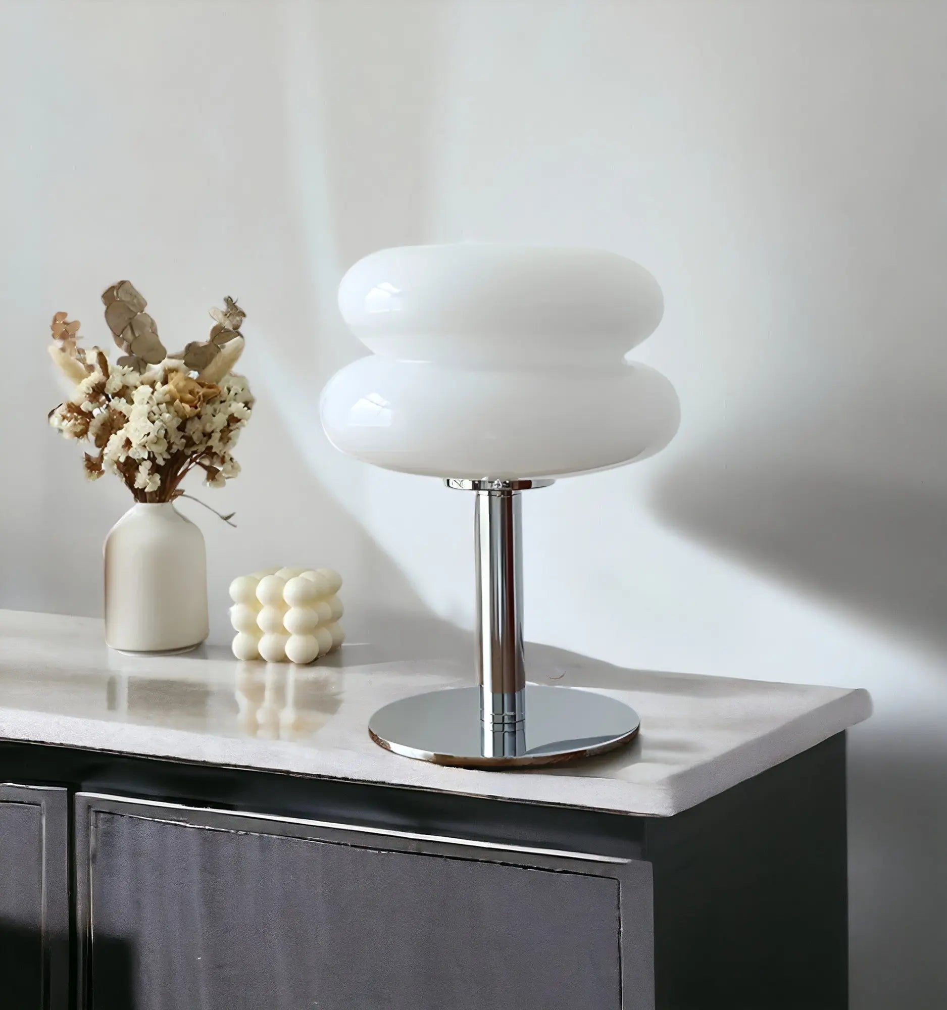 Mosrugs | GlamoraLite - Elegant Glass Table Lamp for Your Interior
