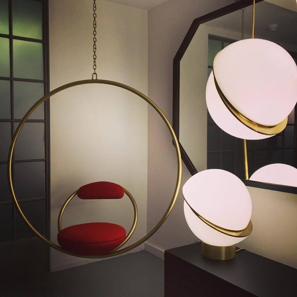 Mosrugs | AstralAura – Crescent Moon Pendant Illumination