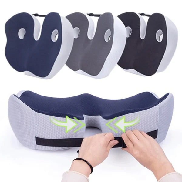 Mosrugs | Adjustable Memory Foam Sit Bone Relief Seat Cushion
