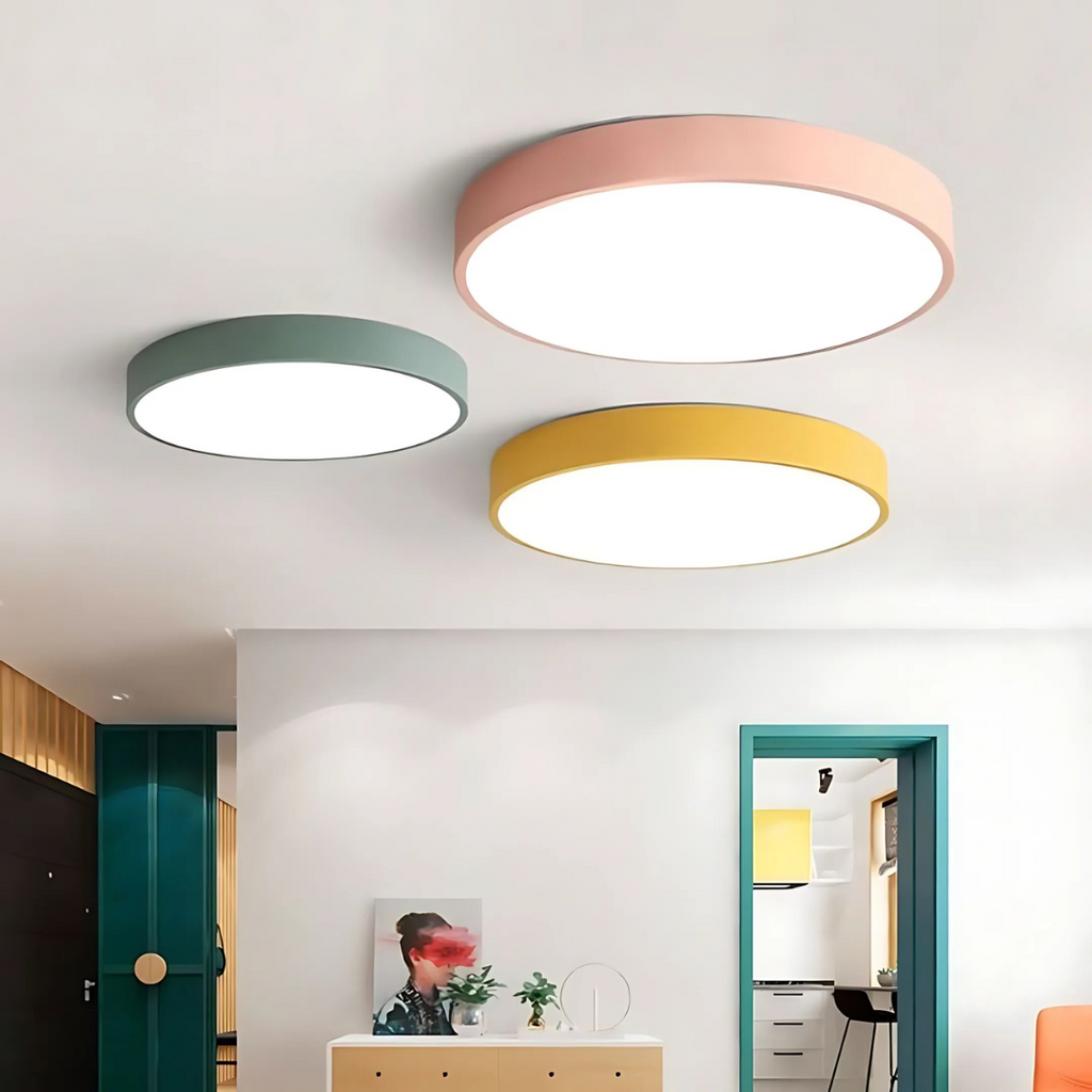 Mosrugs | Delos – Scandinavian Wooden LED Ceiling Light | Modern Energy-Efficient Interior Lighting