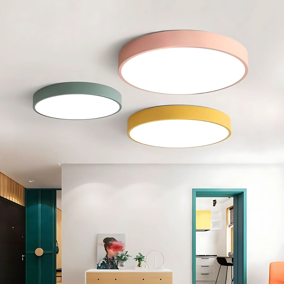 Mosrugs | Delos – Scandinavian Wooden LED Ceiling Light | Modern Energy-Efficient Interior Lighting