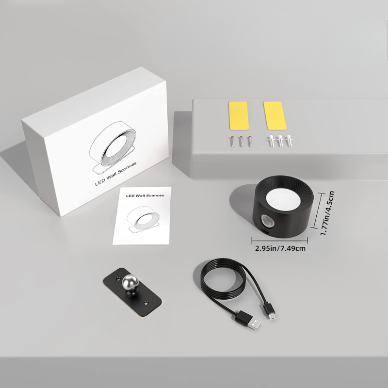 Mosrugs | TouchGlow Touch-Activated Mood Light | Adjustable Brightness & Three Color Temperatures for Personalized Ambiance