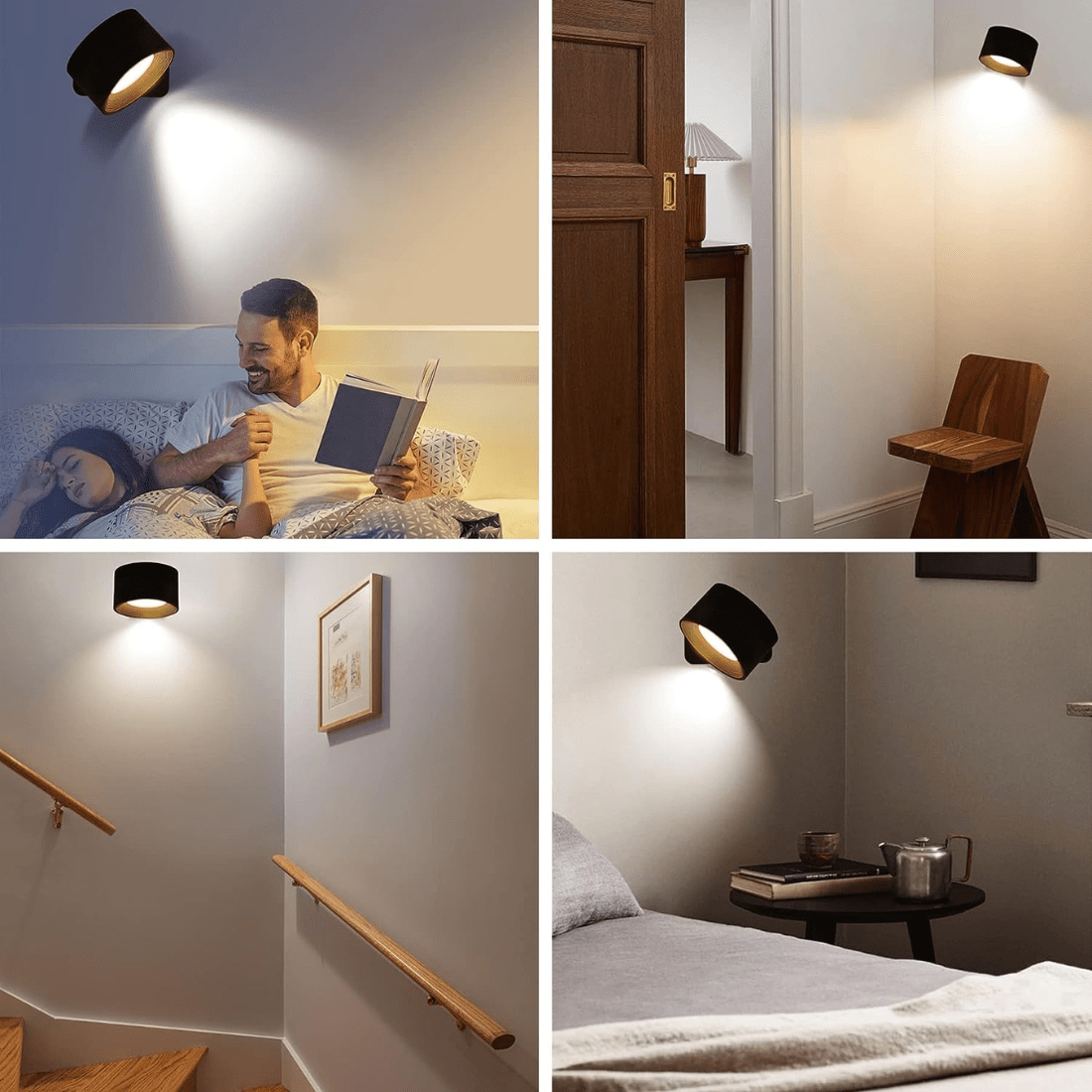 Mosrugs | FlexiLamp – Wireless Rechargeable 360° LED Wall Light for Indoors & Outdoors