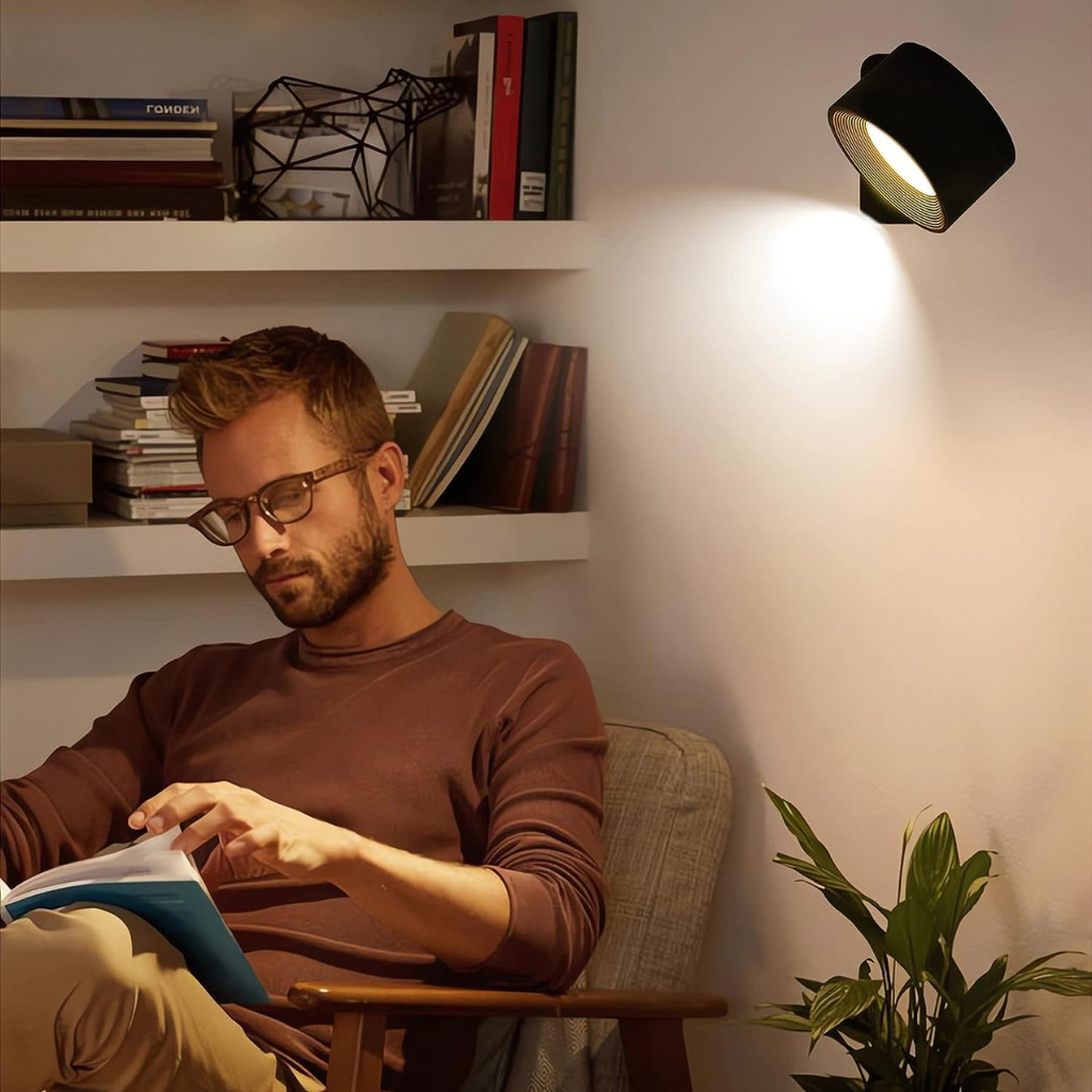Mosrugs | FlexiLamp – Wireless Rechargeable 360° LED Wall Light for Indoors & Outdoors