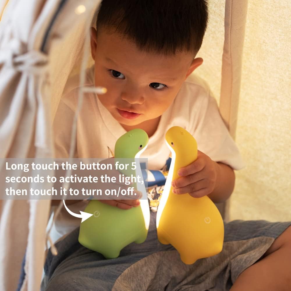 Mosrugs | DinoSnug – Soft Glow Dinosaur Night Light for Kids