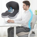 Mosrugs | All-in-One Orthopedic Memory Foam Seat - Cushion Seat and Back Cushion for Pain Relief and Comfort
