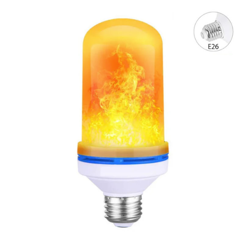 Mosrugs | Flickering Flame LED Bulb | Energy-Efficient, Safe & Ideal for Cozy Home Ambiance