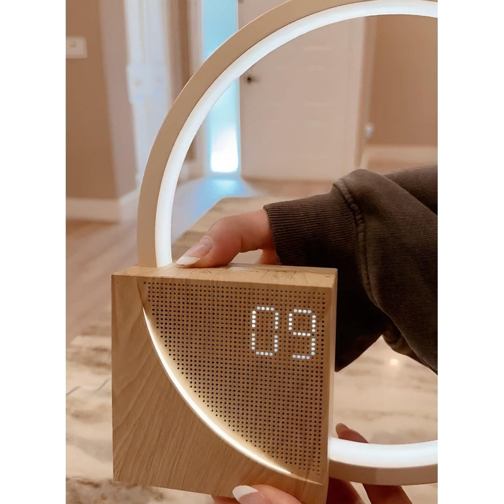 Mosrugs | Smart Snooze – Sunrise Simulation Alarm Clock with Dimmable Touch Lamp & Soothing Sounds