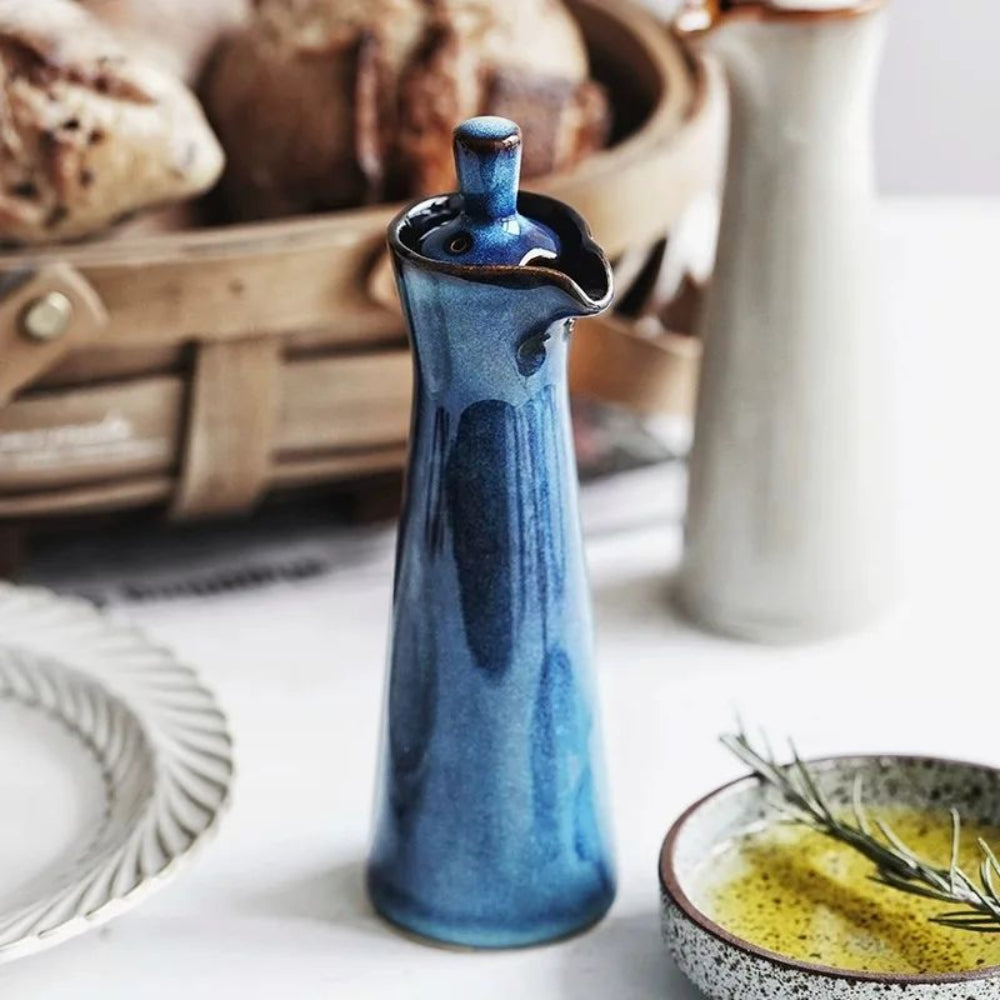 Mosrugs | EcoPour – Elegant Drip-Free Glass Oil Dispenser | Stylish & Sustainable Kitchen Accessory