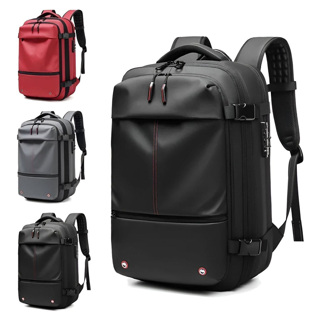 Mosrugs | Lara JetPack – Large Capacity Vacuum Compression Travel Backpack (Waterproof & Carry-On Friendly)