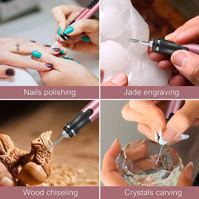 Mosrugs | Cordless Engraving Pen – Perfect for 50+ Surfaces & DIY Projects