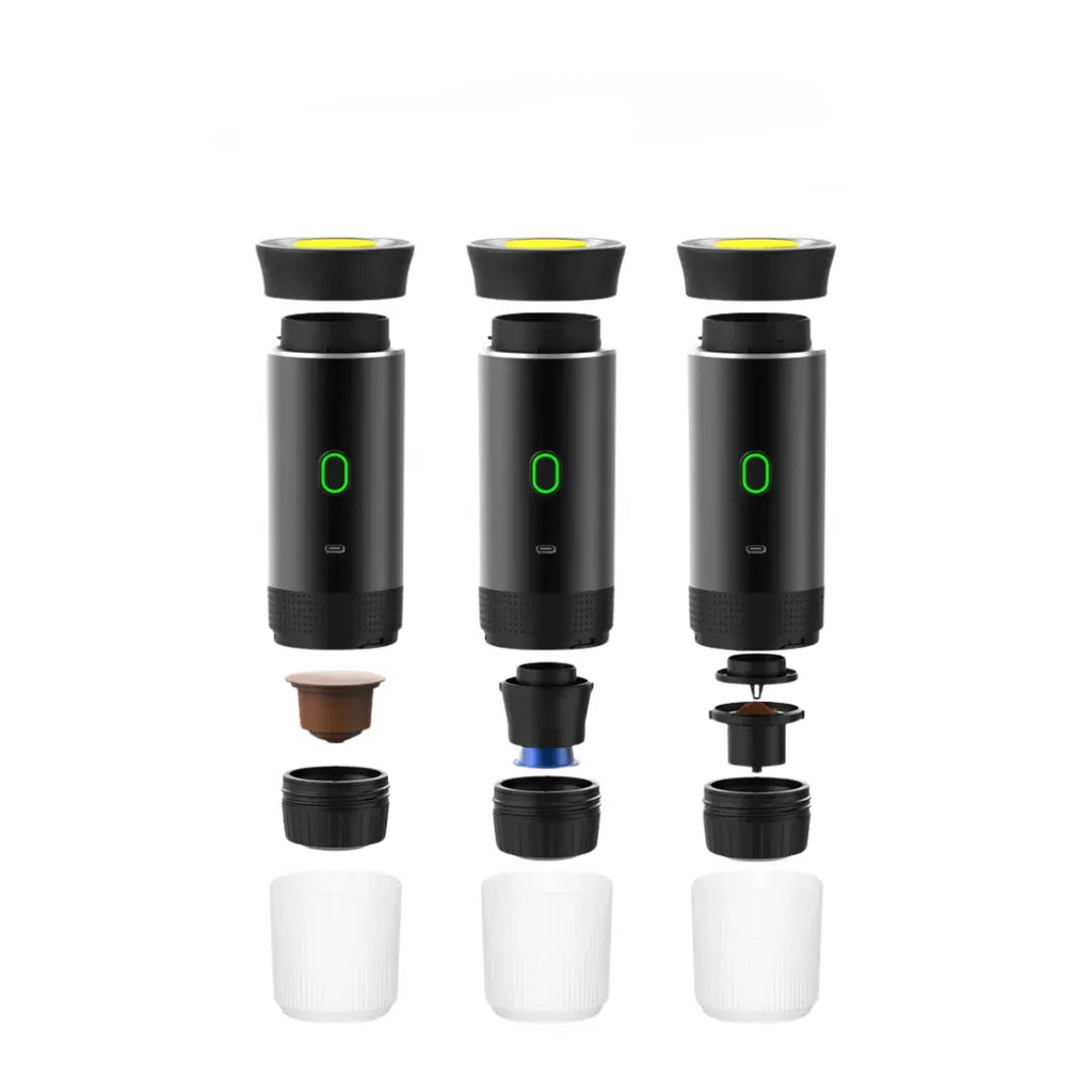 Mosrugs | EspressoGo – Portable Espresso Machine | USB Rechargeable Coffee Maker for Home, Office & Travel