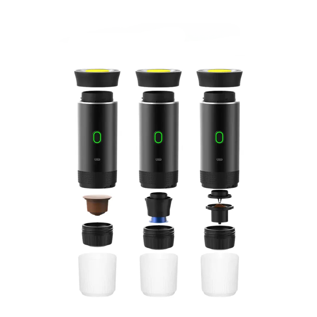Mosrugs | EspressoGo – Portable Espresso Machine | USB Rechargeable Coffee Maker for Home, Office & Travel