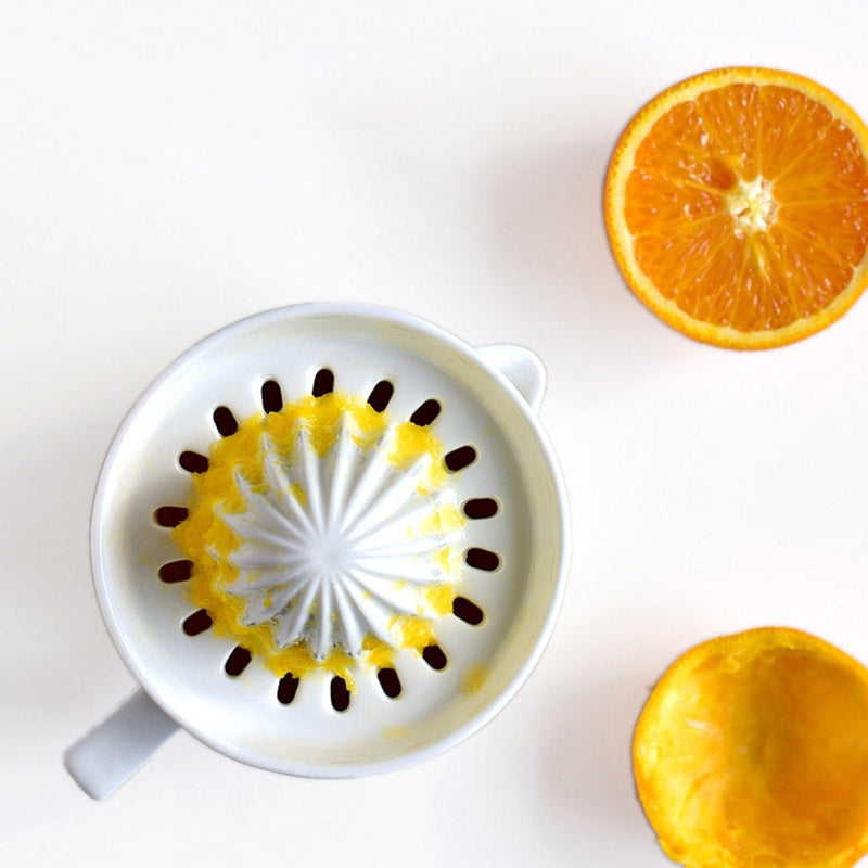 Mosrugs | Eze Ceramic Citrus Juicer – Manual Juice Extractor for Lemons, Oranges & Limes