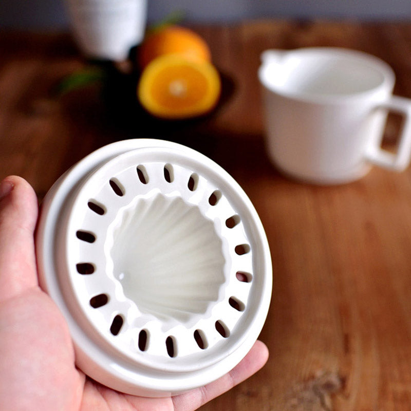 Mosrugs | Eze Ceramic Citrus Juicer – Manual Juice Extractor for Lemons, Oranges & Limes