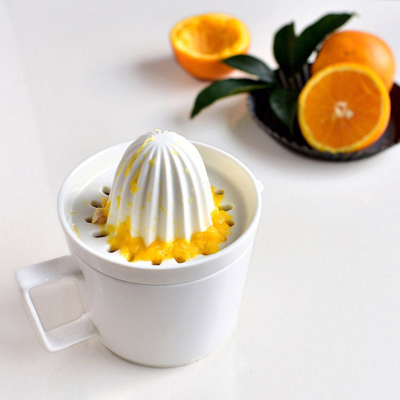 Mosrugs | Eze Ceramic Citrus Juicer – Manual Juice Extractor for Lemons, Oranges & Limes