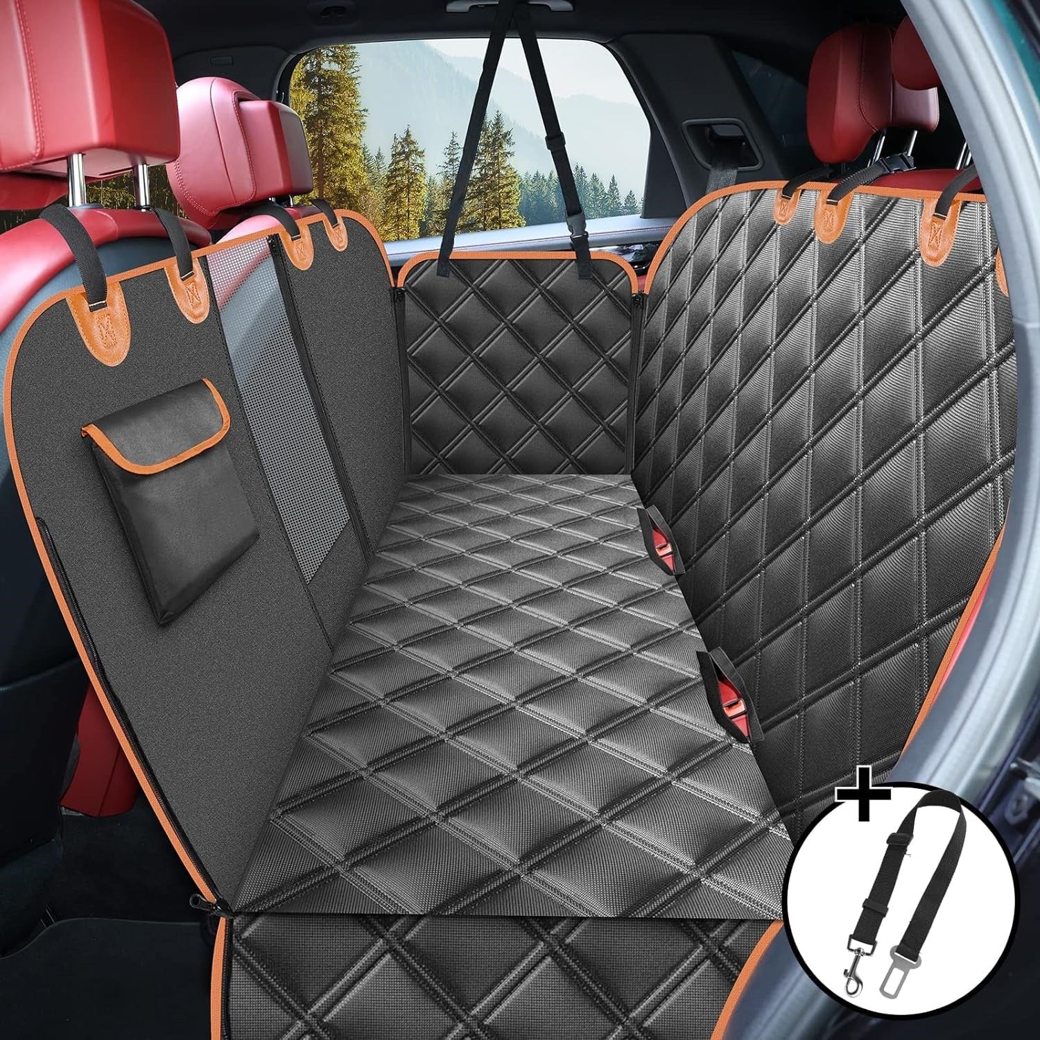 Mosrugs | TravelGuard – Waterproof Dog Car Seat Protector with Padded Comfort