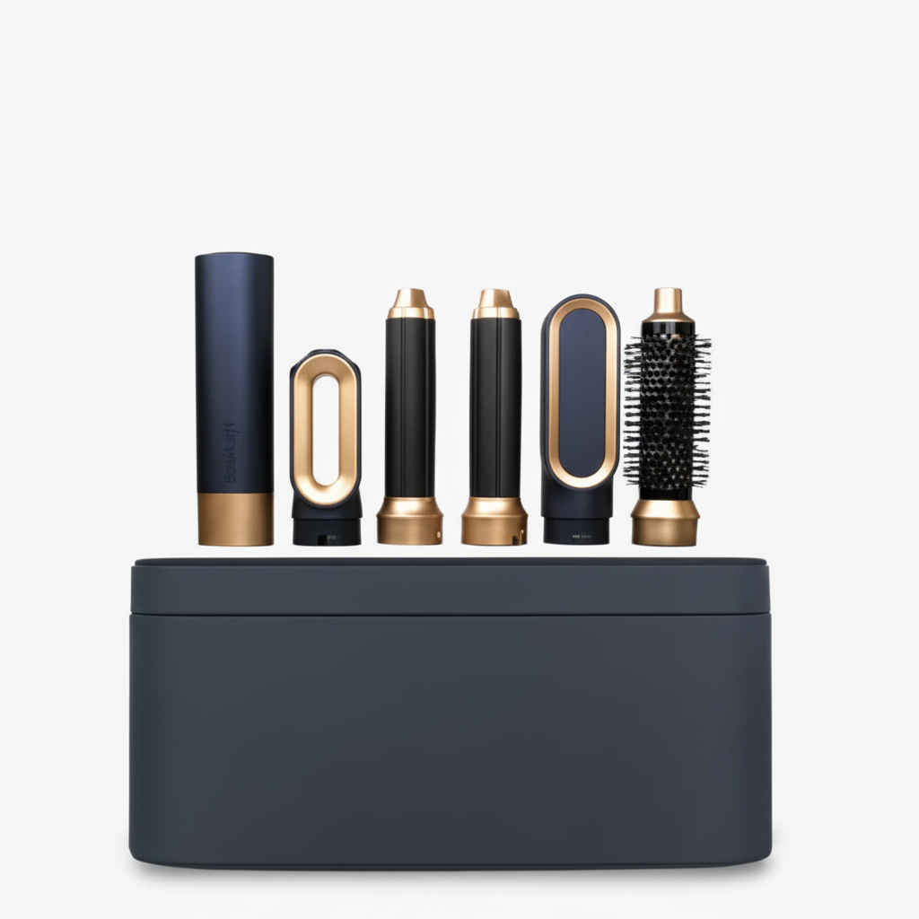 Mosrugs | Glossify 5-in-1 Hair Styler | 1000W Hot Air Brush with Ionic Technology