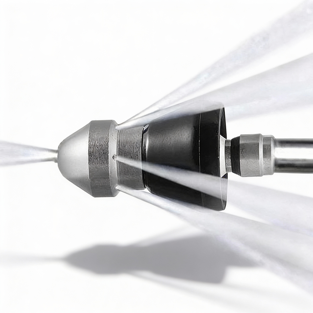 Mosrugs | High-Pressure Drain Jetting Nozzle – Stainless Steel Sewer Cleaning Sprayer for Fast Pipe Unblocking