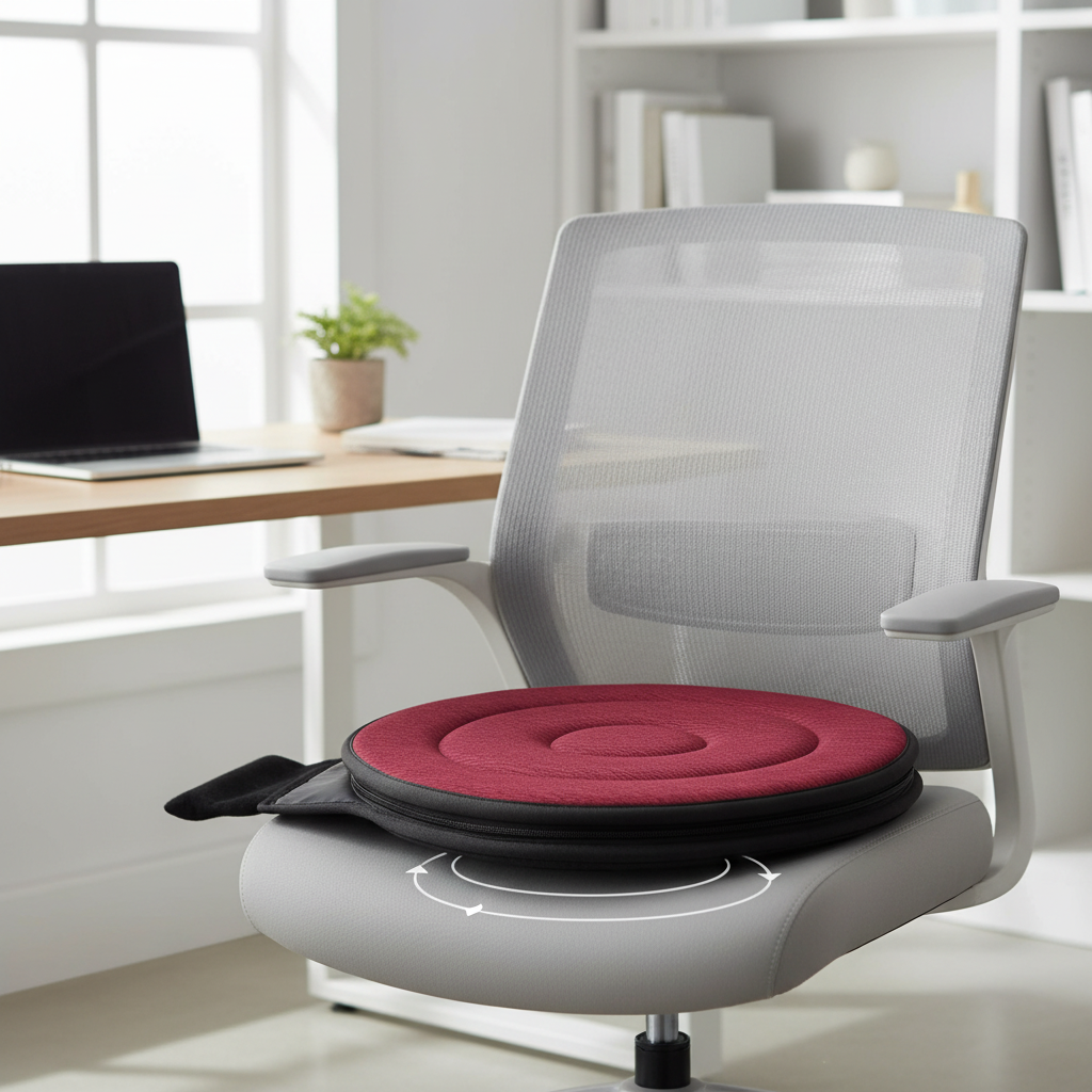 Mosrugs | TurnEase 360° Rotating Seat Cushion – Comfortable Swivel Cushion for Car, Office & Home