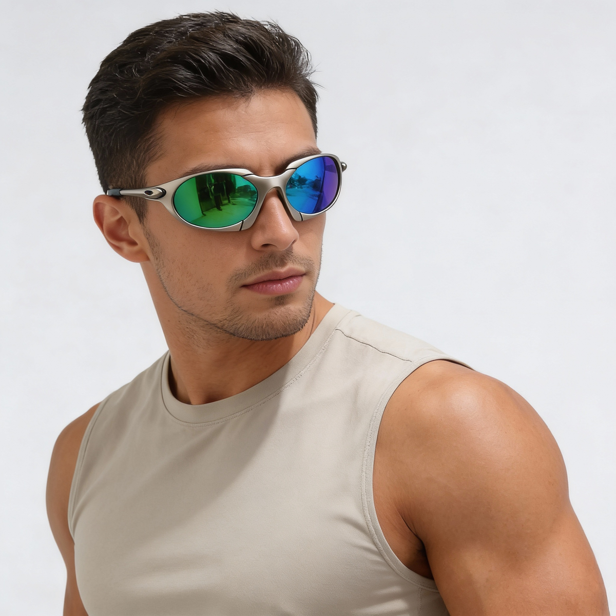 Mosrugs | Men’s Sport Polarised Sunglasses – UV Protection with Lightweight Metal Frame