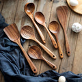 Mosrugs | Elegant Eco-Friendly Teak Utensil Collection for Every Chef - Non-Scratch & Easy to Clean