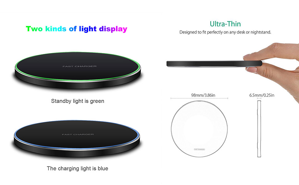 Mosrugs | 30W Fast Wireless Charging Pad | Premium USB-C MagSafe Charger for Apple iPhone, Samsung & Android