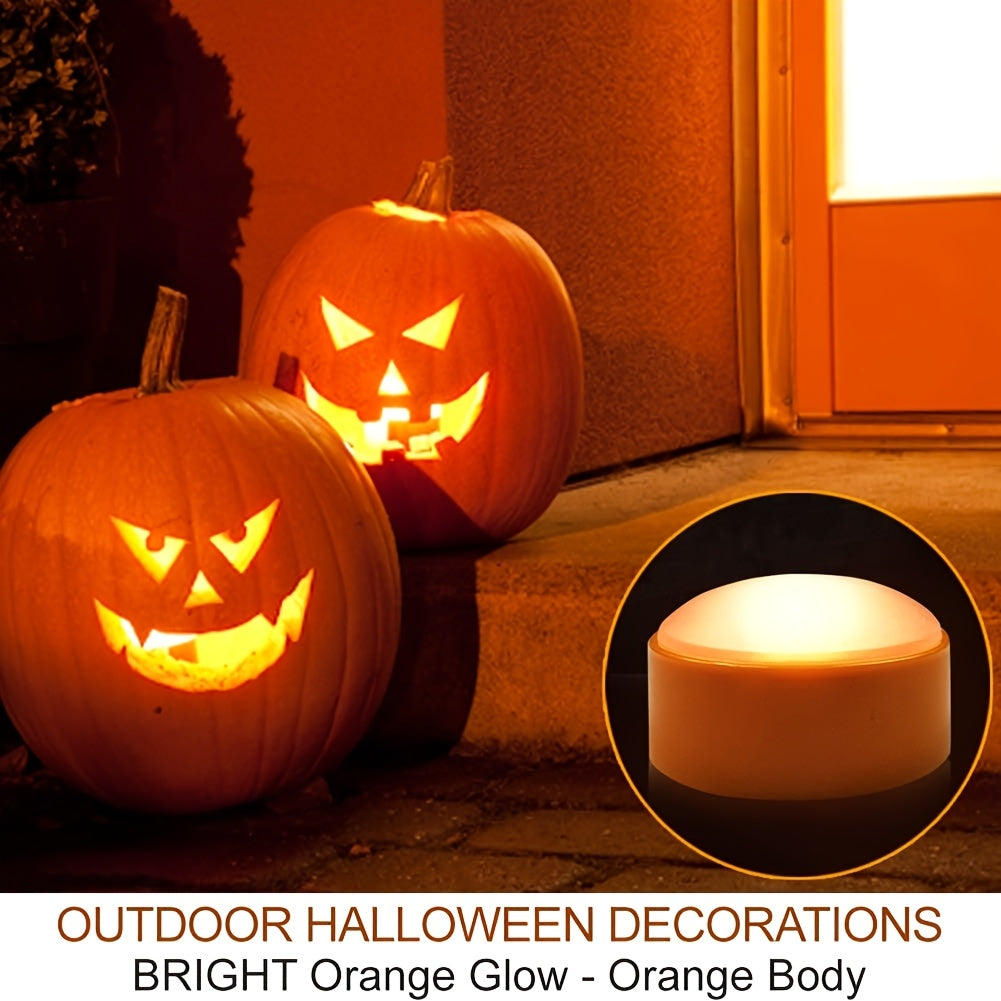 Mosrugs | Flameless Jack-O’-Lantern Lights – LED Battery Tea Candle Decor Set