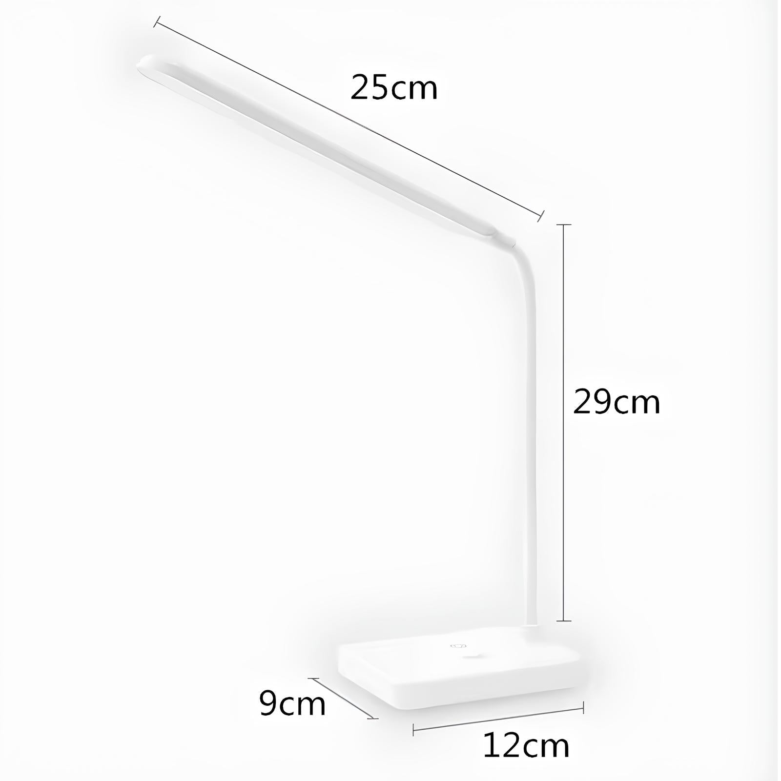 Mosrugs | LumoFlex Adjustable Desk Lamp – Rechargeable or Plug-In with Flexible Neck & Dimmable Light