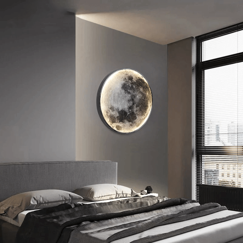 Mosrugs | LunaGlow – Adjustable Moon Wall Light with LED Ambience