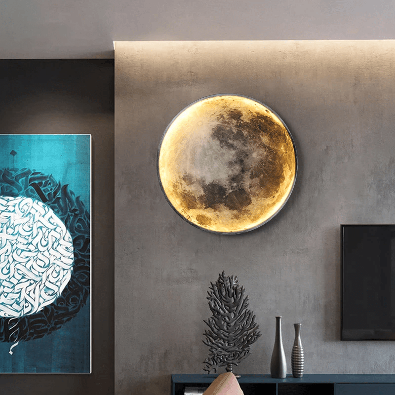 Mosrugs | LunaGlow – Adjustable Moon Wall Light with LED Ambience