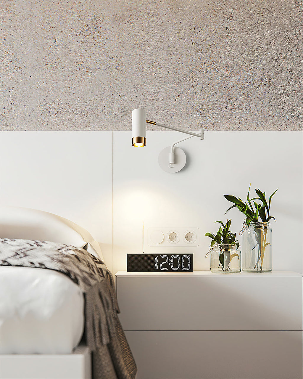 Mosrugs | FlexiLume – Adjustable Arm Wall Light for Versatile Illumination