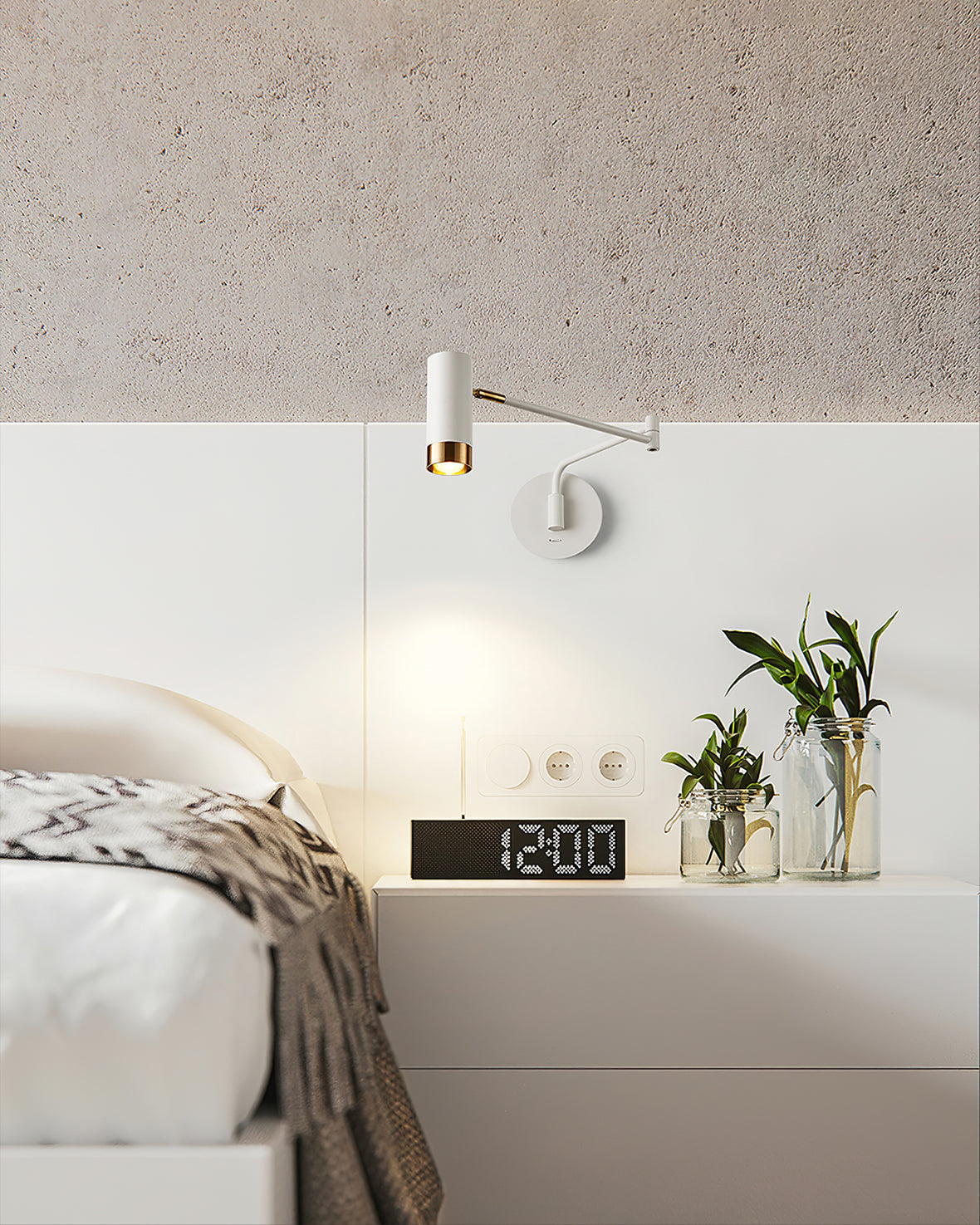 Mosrugs | FlexiLume – Adjustable Arm Wall Light for Versatile Illumination