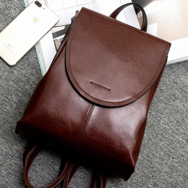 Mosrugs | Trendy Leather Backpack for Women – Stylish, Versatile & Durable