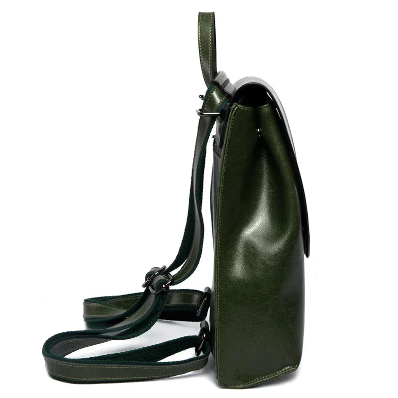 Mosrugs | LuxeCarry Leather Backpack – Stylish Design with Versatile Storage for Women